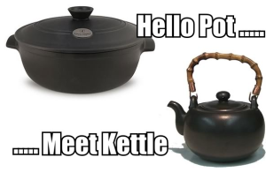 hello pot meet kettle